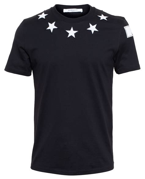 givenchy black star tshirt|men's Givenchy t shirt sale.